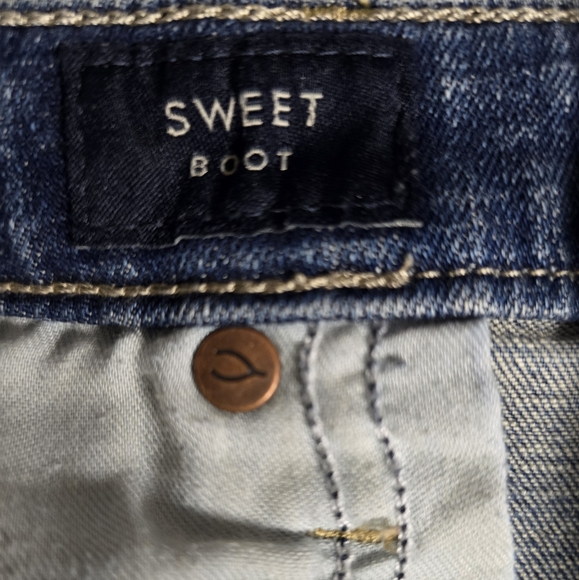 Lucky Brand Mid Rise Sweet Boot Bootcut Ladies Jeans Size 12/31 R - Picture 6 of 9